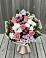 Букет цветов из: Альстромерии, Гвоздики, Розы и Хризантемы в Дивном