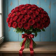 Букет Красные розы Блэк Меджик в Дивном