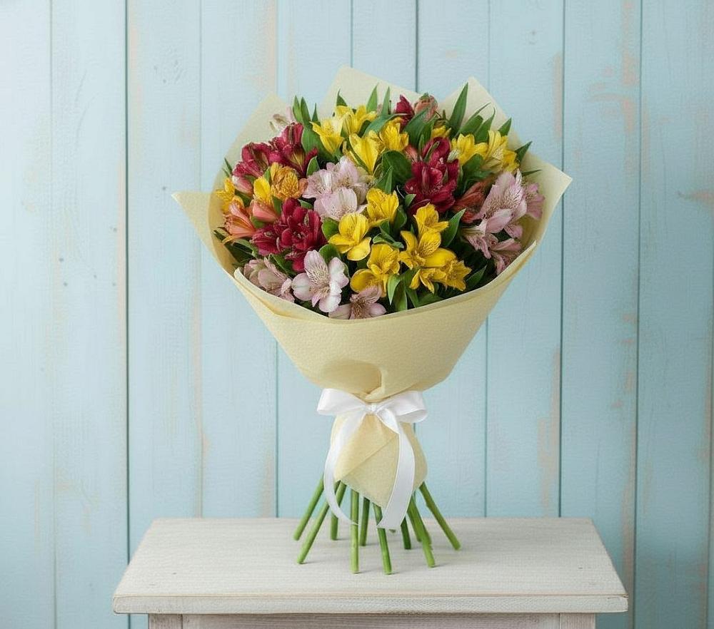 Букет цветов из: Альстромерии в Дивном